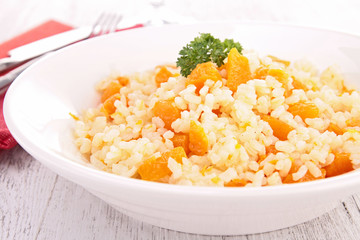 pumpkin risotto