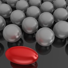 3d balls. Boss concept