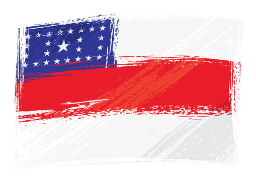 Grunge Amazonas flag