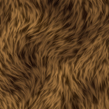 Stunning Brown Fur Textured Background