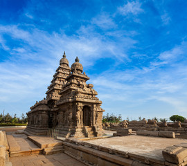 Shore temple - World  heritage site in  Mahabalipuram, Tamil Nad