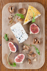 Figs, cheese and nuts