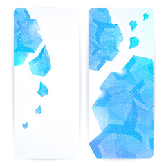Set of abstract vector banners.