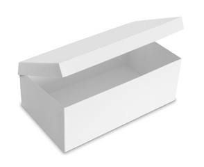 Naklejka premium white Package Box for products