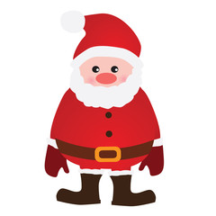 Vector Santa Claus isolated on white background