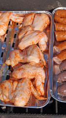  Tasty Meat collection on grill.