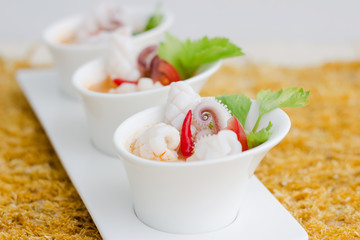 squid spicy lemongrass soup