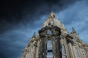 Frauenkirche vor dem Gewitter