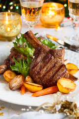 Veal chop