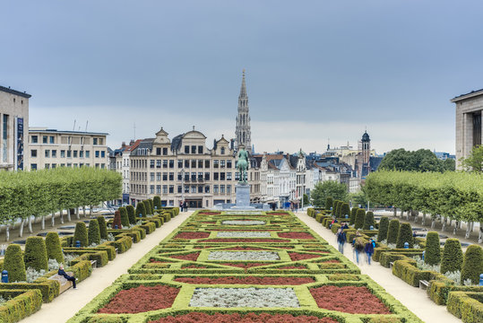 The Mount of the Arts in Brussels, Belgium.