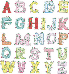 Floral Alphabet