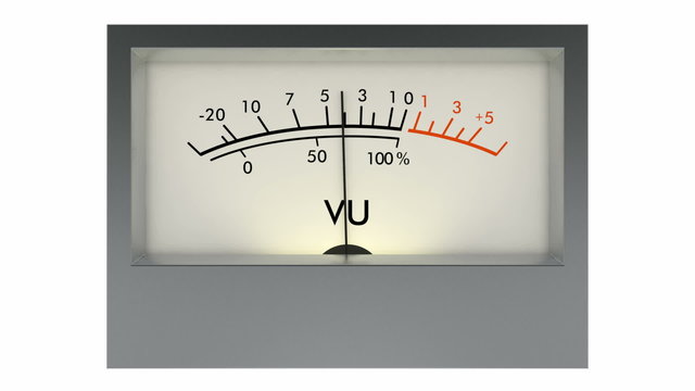 analog vu meter