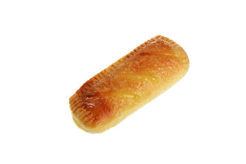 Isolated apple pie