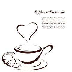 coffee & croissant