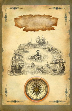 old pirate map