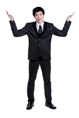 business man Attractive  smart suit isolated
