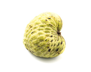 Obraz premium Sugar apple isolated on white