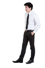 business man Attractive smart isolated