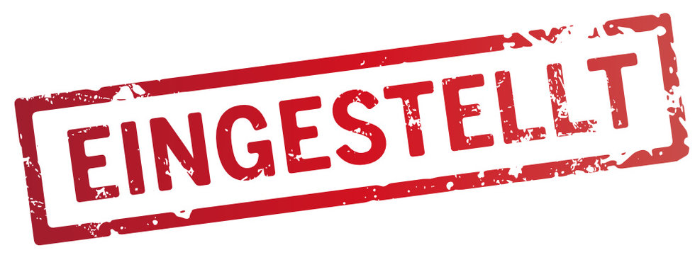 roter stempel eingestellt