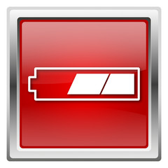 2 thirds charged battery icon