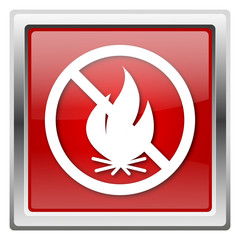 Fire forbidden icon