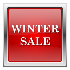Winter sale icon