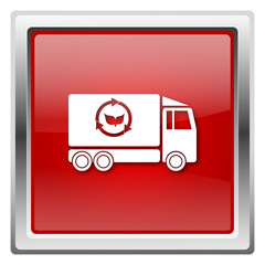 Eco truck icon