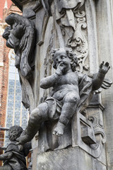 Detail of the monument to St John Nepomuk