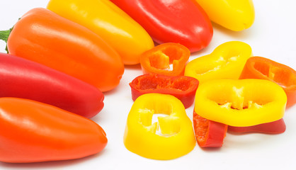 colored peppers