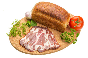 Bacon with vegetables