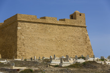 Old Fortess ruin in Mahdia Tunis