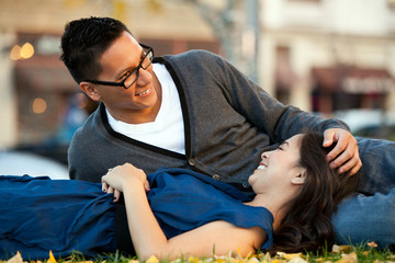 Fototapeta premium Ethnic couple