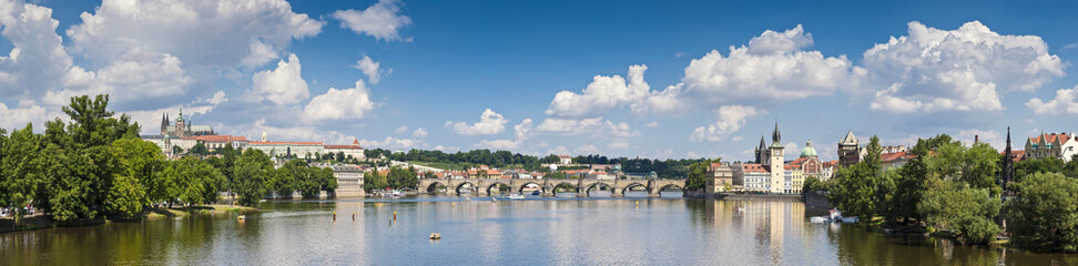 Charles Bridge, Prague in Summer