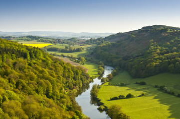 Fototapeta premium Idyllic rural landscape, Cotswolds UK