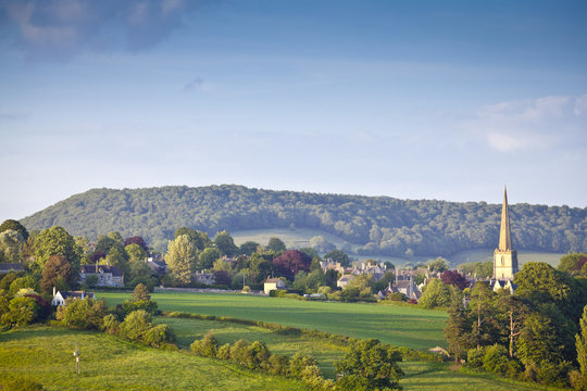 Idyllic rural landscape, Cotswolds UK