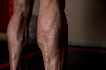 Fototapeta na wymiar That's How You Train Legs Calves