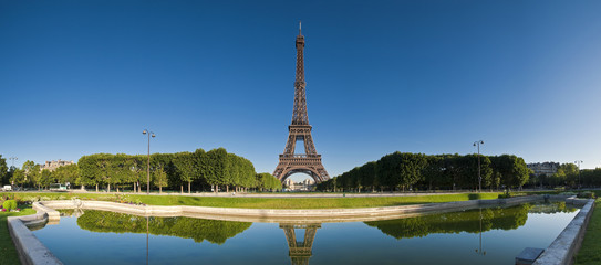 Eiffel Tower Reflected, Paris