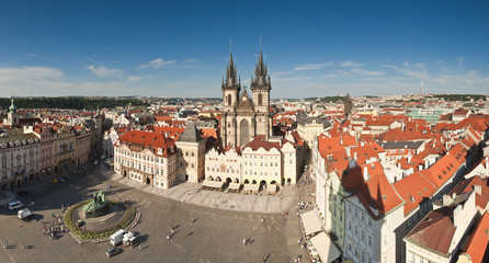 Fototapeta na wymiar Miasta w Pradze