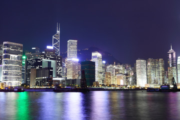 Fototapeta na wymiar Hong Kong night view
