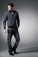 full length fashion Shot of a young man a professional model. © CHEN, PAO-CHIN