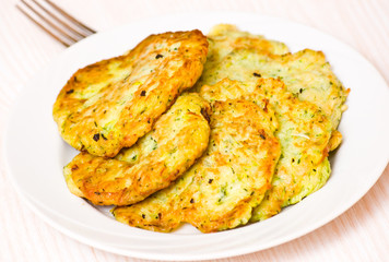 Zucchini pancakes