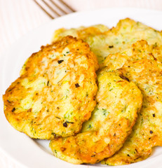 Zucchini pancakes