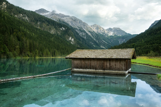 Bootshaus auf dem J&auml;gersee in Kleinarl