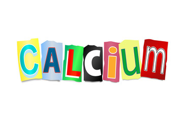 Calcium concept.