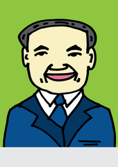 Man  character design  vector illustration