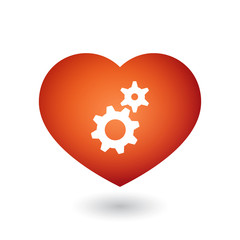 Cute heart illustration