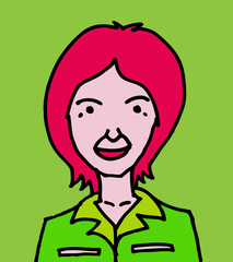 fashion women  character design  illustration