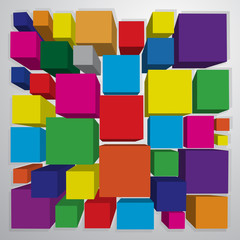 Colorful Square background