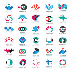 Unusual Icons Set - Isolated On White Background