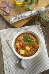 Lentil soup